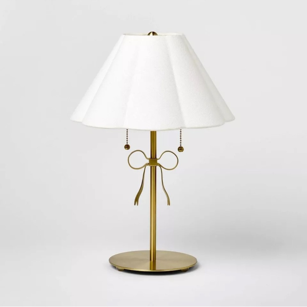 Stick Lamp with Bow Brass - Threshold designed with Studio McGee